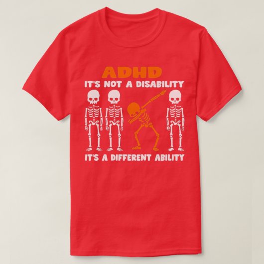 Adhd Awareness 21 T-shirt (Design voorkant)