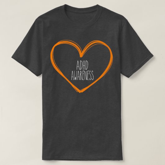 AdHD Awareness Heart Support 2 T-shirt (Design voorkant)