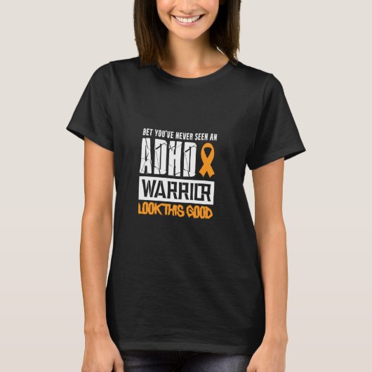 Adhd Awareness Let Attentie Warrior Surv T-shirt (Voorkant)
