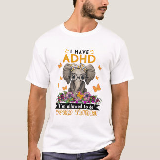 ADHD Awareness Month Ribbon Gifts T-shirt