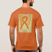 ADHD Awareness Ribbon Angel - Aangepaste Shirten T-shirt (Achterkant)
