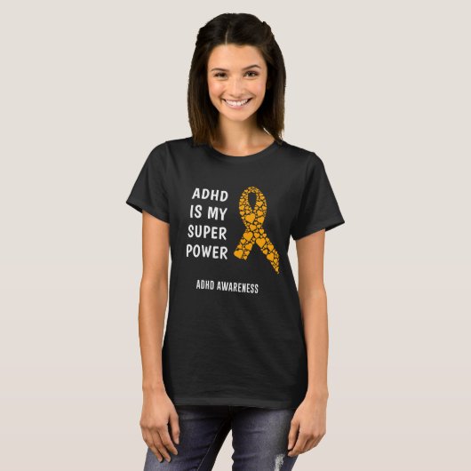 Adhd Awareness T-shirt (Voorkant volledig)