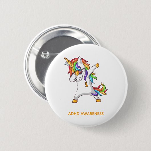 ADHD Awarriet ADHD Awarriet onbreekbaar Ronde Button 5,7 Cm (Voorkant /achterkant)