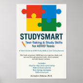 adhd Back Cover  study Smart Poster (Voorkant)