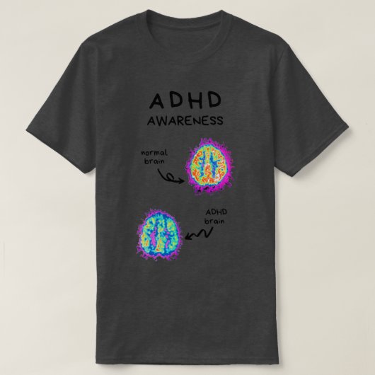 ADHD-bewustzijn 13 T-shirt (Design voorkant)