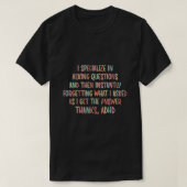ADHD Bewustzijn ADHD Krijger ADHD Ondersteuning T-shirt (Design voorkant)