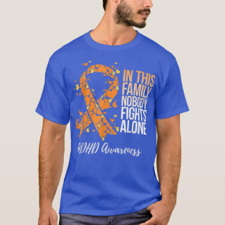 AdHD-bewustzijn bij gezinsondersteuning T-shirt
