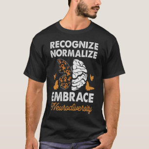 ADHD-bewustzijn herkent normaliseren omhelzing aut T-shirt
