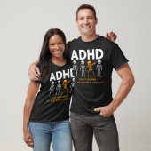 ADHD-bewustzijn Neurodiversiteit Dab ADHD-bewustzi T-shirt (Unisex)