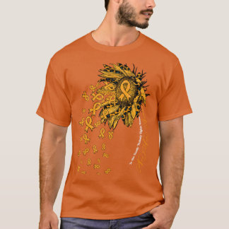 ADHD Bewustzijn zonnebloem niemand vecht tegen een T-shirt
