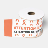 ADHD-bewustzijnspatroonlint Grosgrain Lint (Spoel)