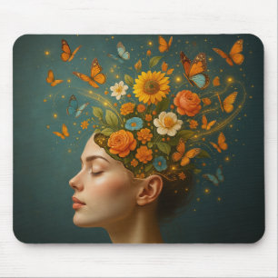 ADHD Bloemen Mind Bloom Butterfly Muismat