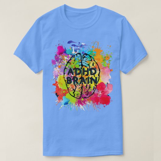 ADHD Brain 3 T-shirt (Design voorkant)