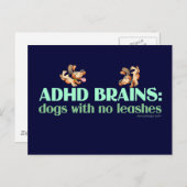 ADHD BRAINS BRIEFKAART (Voorkant / Achterkant)
