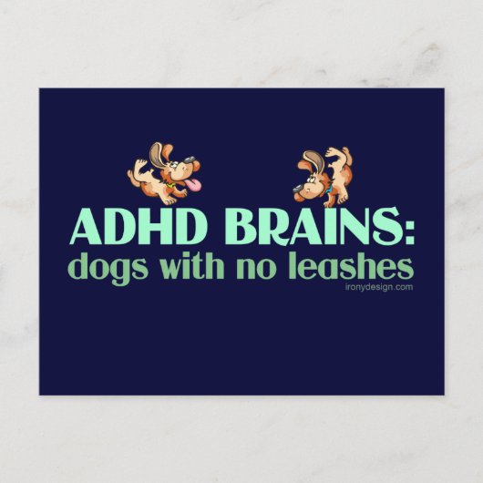 ADHD BRAINS BRIEFKAART (Voorkant)