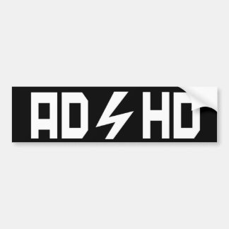 ADHD BUMPERSTICKER