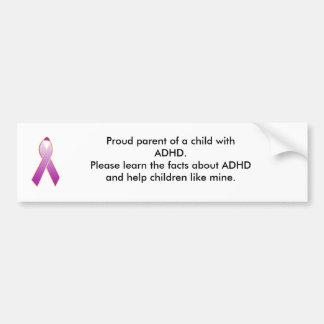 ADHD-Bumpersticker Bumpersticker