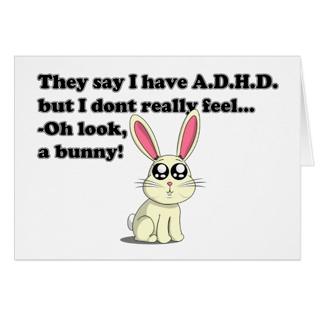 ADHD bunny (Voorkant Horizontaal)