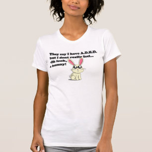 ADHD bunny T-shirt