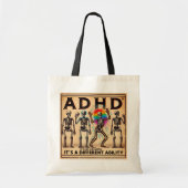 ADHD Burnout Club Tote Bag (Voorkant)