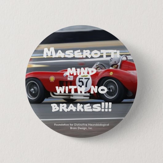 ADHD-Button Ronde Button 5,7 Cm (Voorkant)