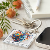 ADHD citaten. Sleutelhanger (Voorkant Rechts)