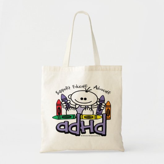 ADHD CRAYONS TOTE BAG (Voorkant)