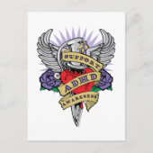 ADHD Dagger Briefkaart (Voorkant)