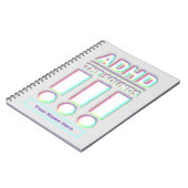 ADHD de geluiden!! Pastel kleuren Notitieboek (Linkerzijde)