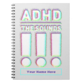 ADHD de geluiden!! Pastel kleuren Notitieboek