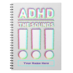 ADHD de geluiden!! Pastel kleuren Notitieboek
