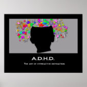 ADHD: de kunst van hyperactieve vervorming Poster (Voorkant)