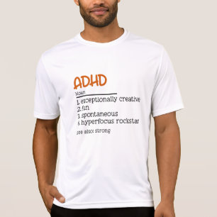 ADHD Definition Neurodiversity Awareness T-shirt