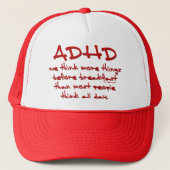 ADHD denk meer na Trucker Pet (Voorkant)
