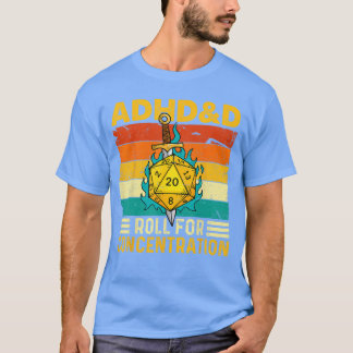 ADHD Dobbel voor Concentratie RPGabletop Games Leu T-shirt