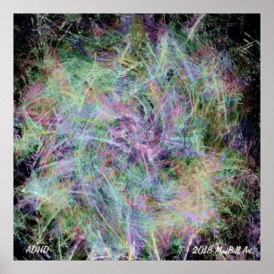 ADHD door MadBill Art Poster