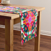 ADHD Dopamine Boost Positiviteit Patroon Kleurrijk Korte Tafelloper (Voorbeeld)