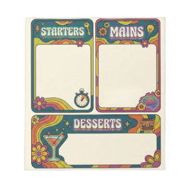 ADHD Dopamine Menu Checklist Retro Taakplanner Notitieblok
