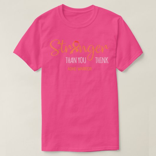ADHD-draagster sterker dan u denkt dat u neurodive T-shirt (Design voorkant)