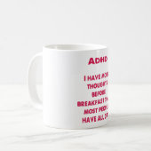ADHD:een kind met ADHD hebben Koffiemok (Voorkant links)