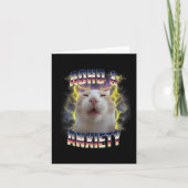 ADHD en angst Neurodiversiteit Grappig Gekke meme  Kaart (Voorkant)