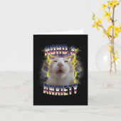 ADHD en angst Neurodiversiteit Grappig Gekke meme  Kaart (Gele Bloem)