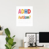 ADHD en Autisme Ja ik ben Multi vaardig Poster (Thuiskantoor)
