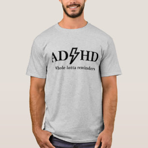 ADHD en Rockmuziek. T-shirt