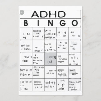 ADHD FUNNY KAART