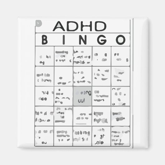 ADHD FUNNY MAGNEET (Voorkant)