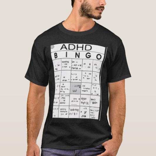 ADHD FUNNY T-SHIRT (Voorkant)