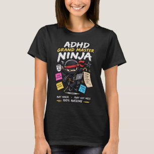 ADHD Grootmeester Ninja T-shirt