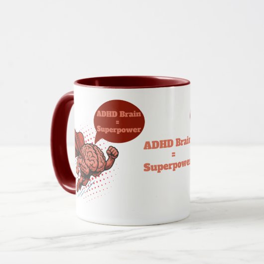 ADHD-hersen superkracht  Mok (Voorkant links)