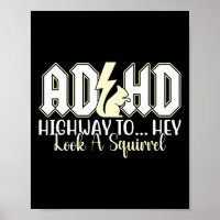 ADHD Highway om er grappig uit te zien Eekhoorn li